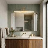 Kúpeľňové nástenné LED svietidlo SWE024-1W 80cm Brush Gold