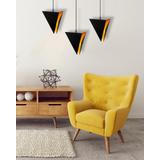 Hängelampe geometric  black 3tlg APP254-3CP