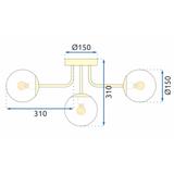 Lampe Gold APP1575-5C