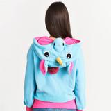 Bluza z kapturem Kigurumi Pegaz Blue M