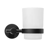 Bathroom mug GUN black 322233A LEO
