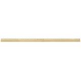 Front shower tray strip 130cm  Gold