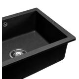 Nels granīta izlietne melna