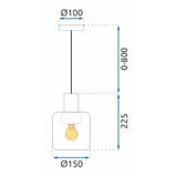 Deckenlampe APP1011-1CP