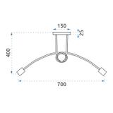 Lampe Paradise 5 Black 392252