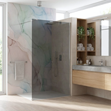 Kabina prysznicowa Walk-In Rea Flexi Grey / Chrome 130