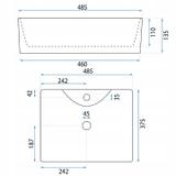 Umywalka Nablatowa Basaro Ceres