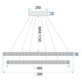 Lampe LED MS012-CP ROSE GOLD