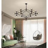 Deckenlampe Metall black XXL APP265-15C