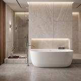 Wandbad van acryl Rea Eris 160cm