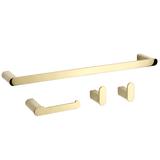 Kylpyhuonetarvikesetti Mati Gold 4 osaa