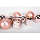 BOMBKI CHOINKOWE MIX 311437 róż