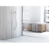 Shower tray skirting panel 120cm Brush nickel