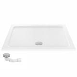 Plato de ducha Rea Belmond White 80x100