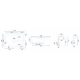 Granito kriauklė Nils Smėlio spalvos 5in1