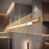 Lampa sufitowa wisząca LED APP1943-CP Złota