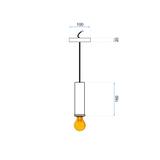 Hängelampe OSTI A Black