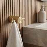 Gancho de casa de banho 64104A SOLO Brush Gold