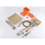 Slēptās dušas komplekts FENIX Gold + BOX