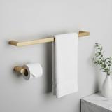 Kylpyhuonetarvikesetti Mati Brush Gold 4 osaa