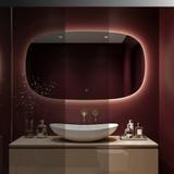Lustro ścienne LED 100x60cm TOP-4