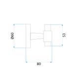 Vonios kabykla 16101 Aristo Brushed Nickle