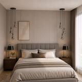 Lampa Wisząca APP1125-3CP Black Gold