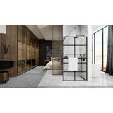 Ścianka prysznicowa Rea Bler-1 70 z półką i wieszakiem Evo