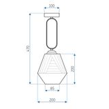 Deckenlampe APP1025-1CP
