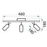 Hänge-/Deckenlampe  APP747-3C