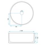 Set: Wall-hung toilet bowl + Countertop washbasin Rea Light Pink Matt