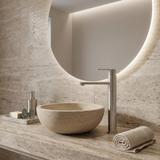 Waschbeckenarmatur Rea Arcos Brush Nickel