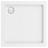 Dušas paliktnis Rea Belmond White 80x80 Chrome