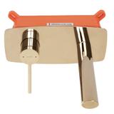 Podomítková vanová baterie REA OVAL - zlatá + BOX