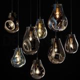 Hängelampe Glas APP327-1CP Blue