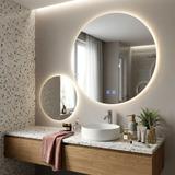 Veidrodis LED R-8040 80cm + 40cm