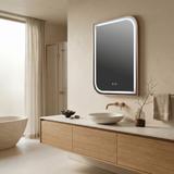 Mirror LED ZONE 80x60 BRUSH  ROSE GOLD