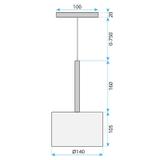 Deckenleuchte APP1698-1CP AMBER A