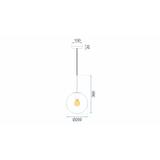 Deckenlampe Glas white APP431-1CP