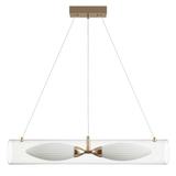 LAMPA SUFITOWA WISZĄCA G152-2CP ZŁOTA