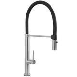 Robinet de cuisine Rea Viera nickel Brush