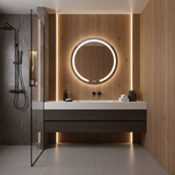 Lustro ścienne LED 70cm Modern