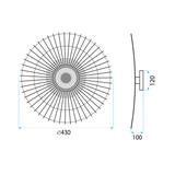 Kinkiet Bambusowy Boho APP1267