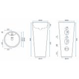 Umivaonik keramički samostojeći Anya