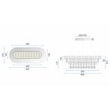 Deckenlampe  Kristall LED 102W Fernbedienung APP417-CP