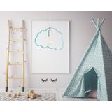 Hängelampe Cloud light blue