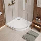 Shower tray Rea Look White 80x80