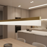Deckenleuchte LED APP1694-CP 120 cm Brush Gold