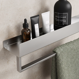 Etagère de salle de bain SF01 45cm steel brush