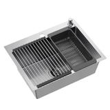 Νεροχύτης από ατσάλι LUKE 110 ( 58x 45 cm) x 20 cm  WORKSTATION